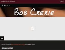 Tablet Screenshot of bobcrerie.com